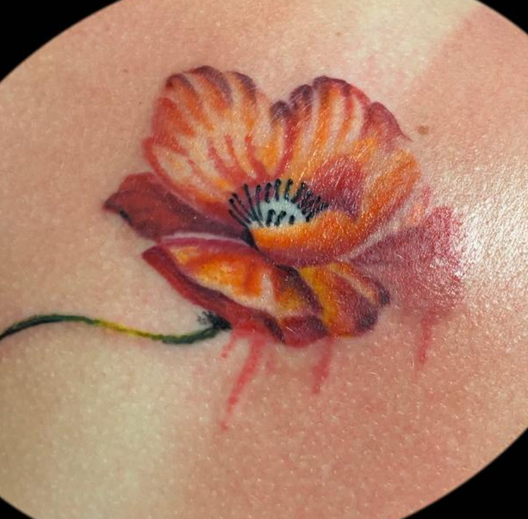 lahaina hawaii flower tattoo