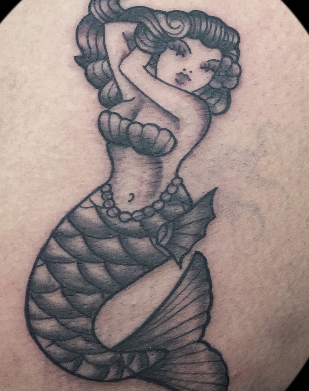 hawaiian mermaid tattoo